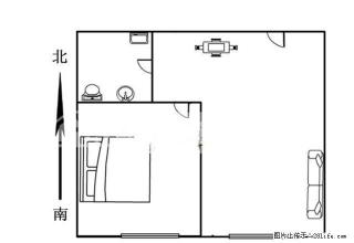 万达1号公寓精装一室中等楼层采光好家电家具齐全拎包即住半年付 - 淮安28生活网 ha.28life.net